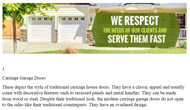 Garage Door Repair Glossary - Garage Door Repair Houston